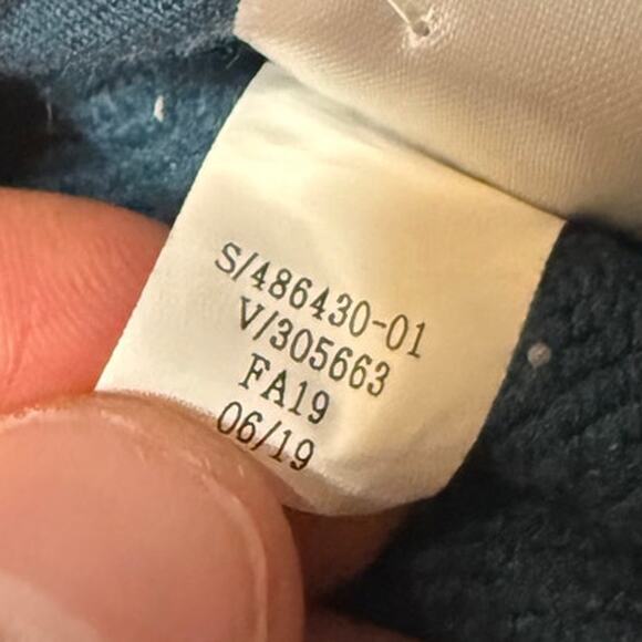 Athleta Blue Bounce Back Sweatshirt Dress w/Pockets Above The Knee SIZE SMALL - Picture 5 of 7